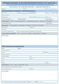 Paquete de 25 unidades de protocolos y hojas del paciente para test Barcelona-2