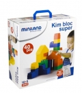 Juego de construccin jumbo (kim bloc super) 40 piezas