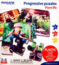 Puzzles progresivos plantas (3 puzzles)
