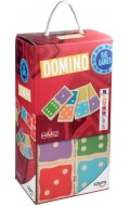Domin� de colores gigante de madera natural