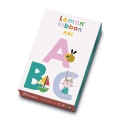 Juego de cartas Lemon Ribbon ABC. Un juego para aprender letras.