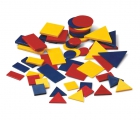 Conjunto bloques lgicos plstico (bolsa de 48 piezas)