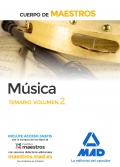 Musica. Temario volumen 2. Cuerpo de maestros.