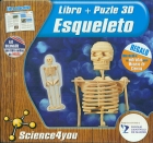 Esqueleto. Libro y puzle 3D