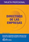 Directivos de las empresas. Tarjeta profesional.