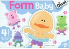 Form baby. Pato. Puzzle.