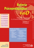 Paquete de 10 cuadernillos y usos correccin de la batera psicopedaggica EOS-0.