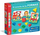 El trenecito de las formas. Con formas de pl�stico encastrables para descubrir la geometr�a