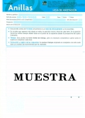 Paquete de 25 hojas de anotacin de Anillas, Test para la Evaluacin de las Funciones Ejecutivas.