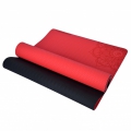 Esterilla de Yoga TPE. Bicolor. 6 mm. Antideslizante. Rojo