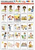 Lminas de vocabulario visual - Autonoma personal: desayuno, voy al colegio, salgo al recreo
