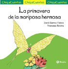 La primavera de la mariposa hermosa