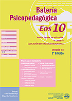 Paquete de 10 cuadernillos y usos correccin de la batera psicopedaggica EOS-10.