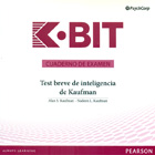 Cuaderno de examen del K-BIT, Test breve de inteligencia de Kaufman