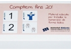 Comptem fins a 20! Material educatiu per treballar la numeraci de forma ldica