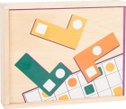 Puzle educativo de madera Tetris (Formas Geométricas)