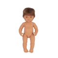 Baby caucásico pelirrojo niño (38 cm)