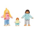 Mu�ecos flexibles. Pap�, mam� e hijo