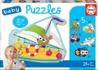 Educa puzzles. Vehculos